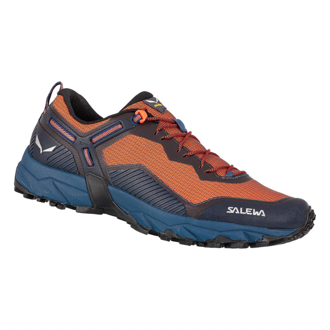 Zapatillas De Montaña Hombre Chile - Salewa Ultra Train 3 - Azules/Azul Marino/Naranjas - NFBM-96852